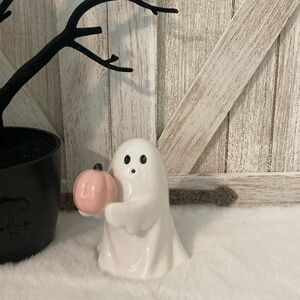 Target Halloween Hyde & Eek Pink Pumpkin Ceramic Ghost
